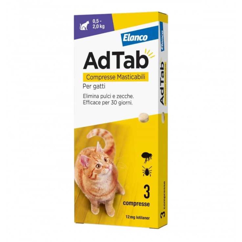 AdTab Compresse masticabili gatti - happy4pets.it