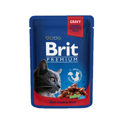Brit Premium Manzo piselli 100g