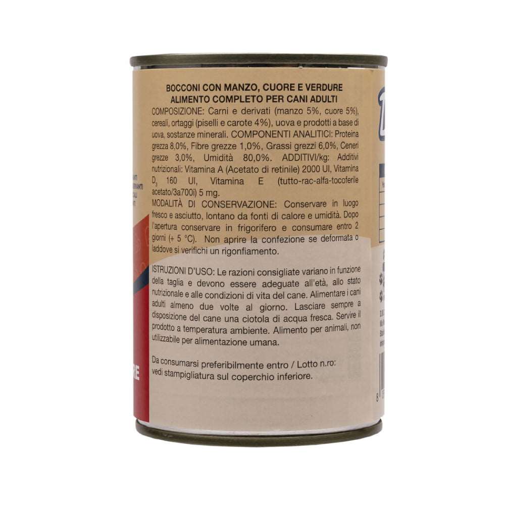 Dag Dog Bocconi Manzo cuore verdure - happy4pets.it