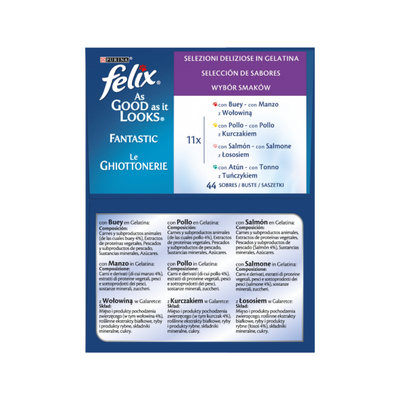 Felix Le Ghiottonerie Multipack 44X85g