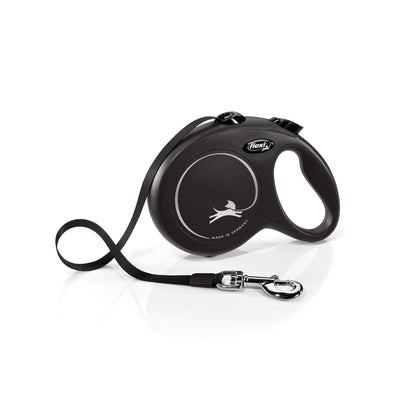 Flexi Guinzaglio Classic fettuccia nero