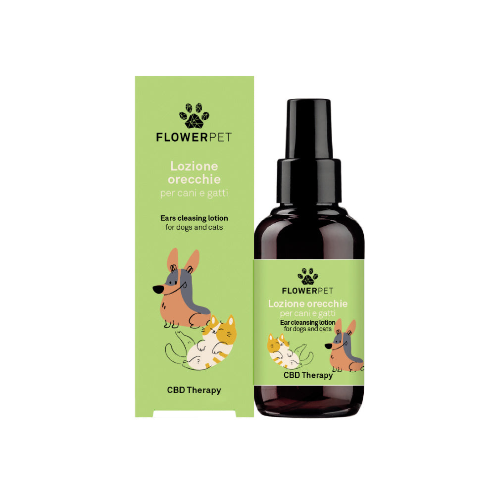 Flower Pet lozione orecchie CBD