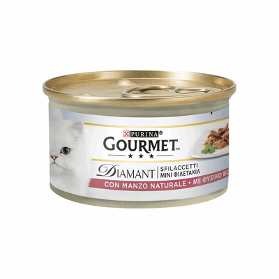 Gourmet Diamant Sfilaccetti Manzo 85g - happy4pets.it