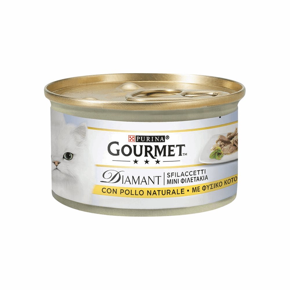 Gourmet Diamant Sfilaccetti Pollo 85g - happy4pets.it