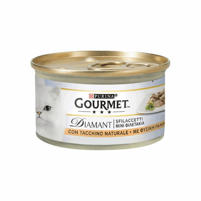 Gourmet Diamant Sfilaccetti Tacchino 85g - happy4pets.it