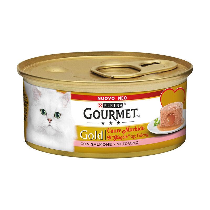 Gourmet Gold Cuore salmone 85 g - happy4pets.it
