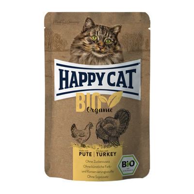 Happy Cat Bio Organic Pollo tacchino