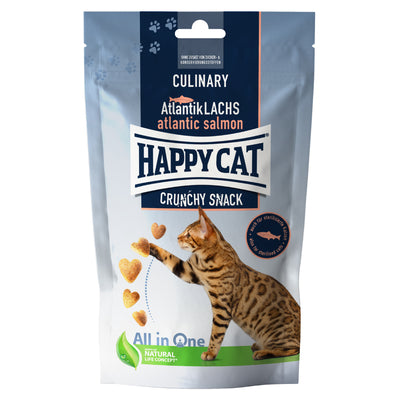 Happy Cat Crunchy Snack Salmone 70 g