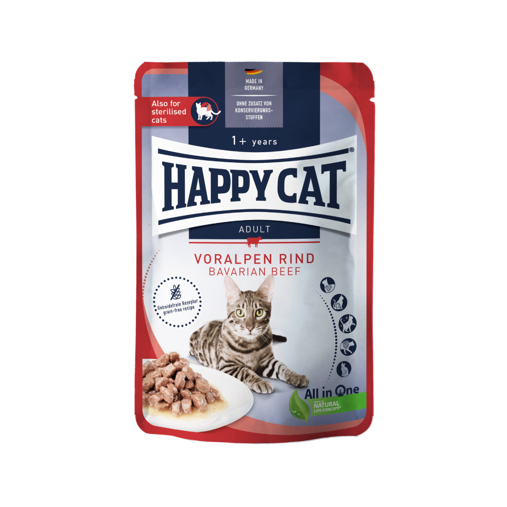 Happy Cat Meat in Sauce Manzo