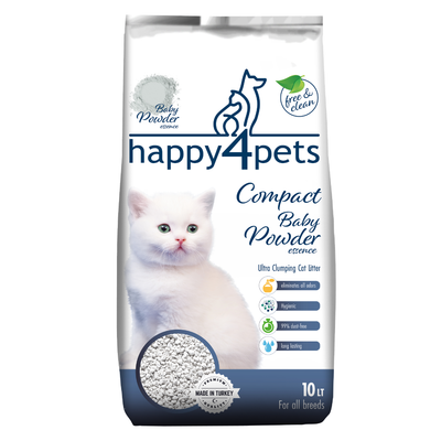 Happy4Pets Lettiera Baby Powder 10lt