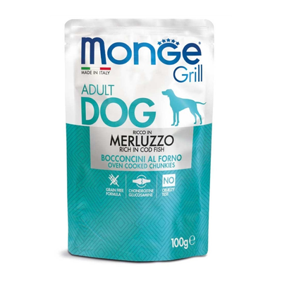 Monge Dog Grill Adult merluzzo