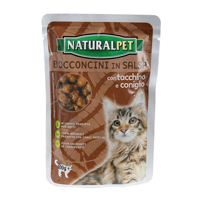 Naturalpet Bocconcini tacchino coniglio
