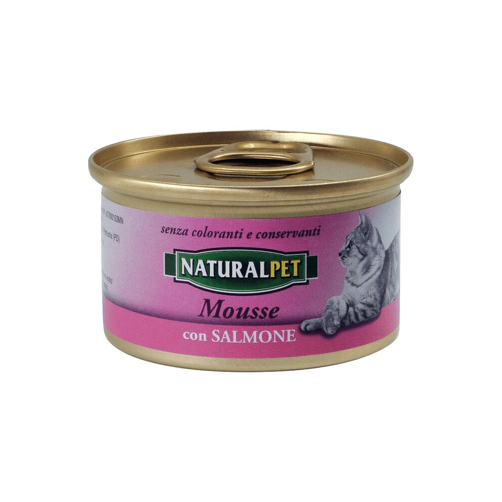 Naturalpet Cat Adult Mousse salmone - happy4pets.it