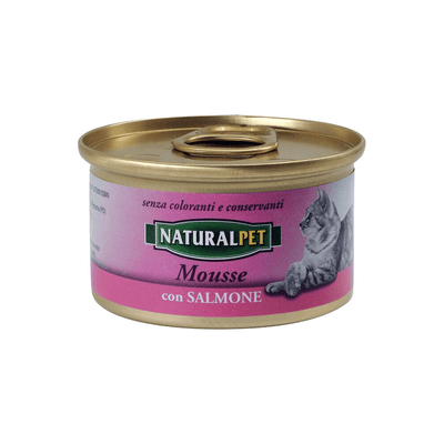Naturalpet Cat Adult Mousse salmone - happy4pets.it