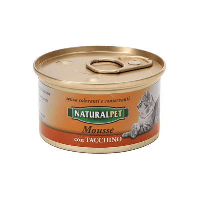 Naturalpet Cat Adult Mousse tacchino - happy4pets.it