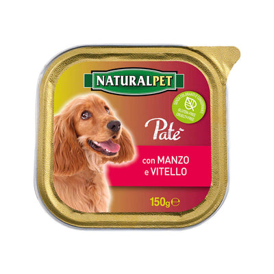 Naturalpet Paté Manzo e vitello 150g