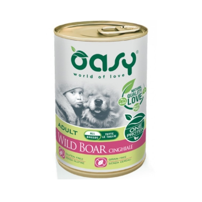 Oasy Dog Adult All Breeds cinghiale 400 g
