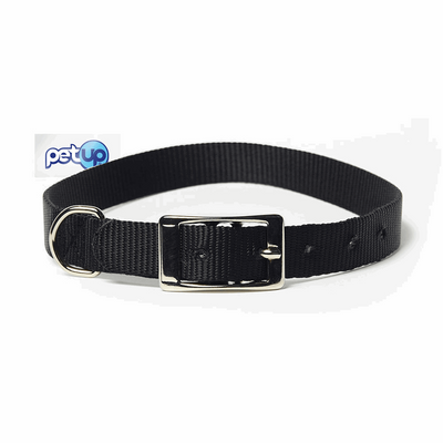 PetUp Collare Nylon Nero - happy4pets.it