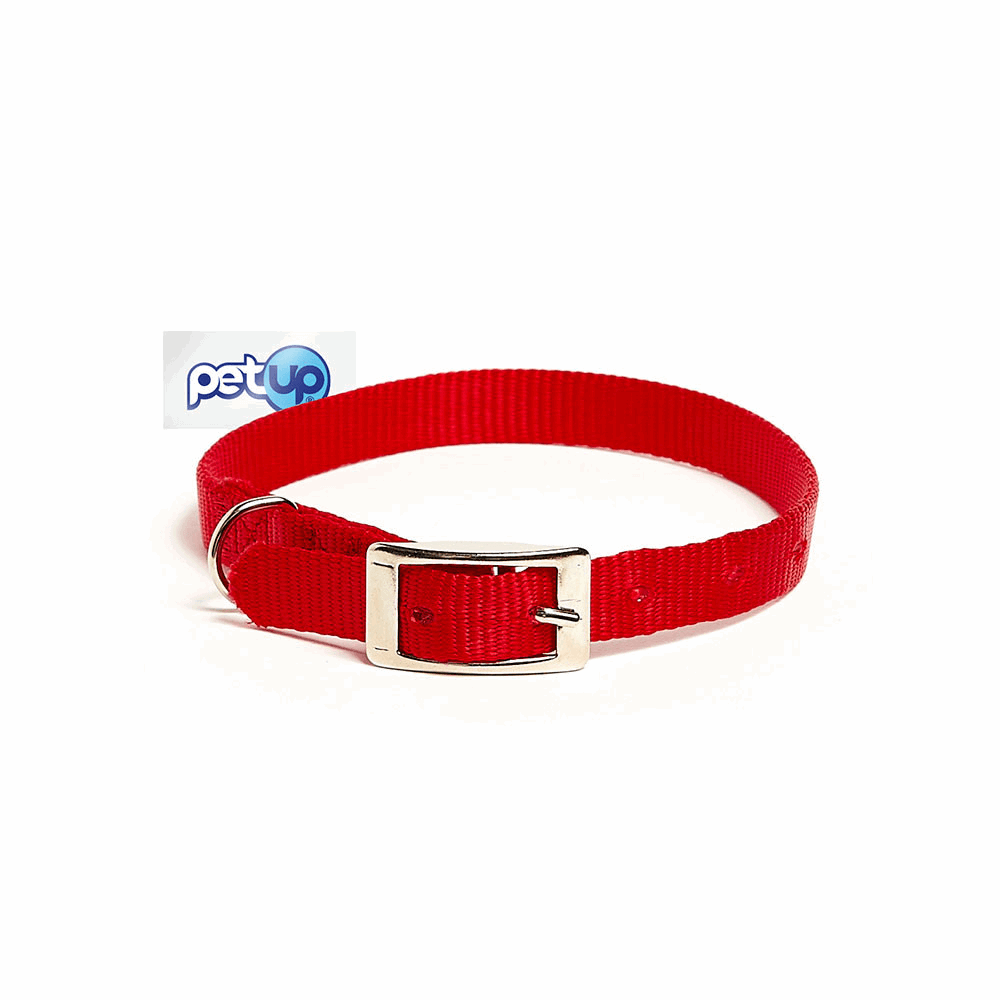 PetUp Collare Nylon Rosso - happy4pets.it