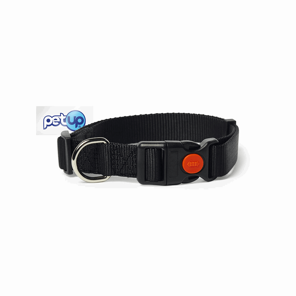 PetUp Collare a sgancio Nero - happy4pets.it