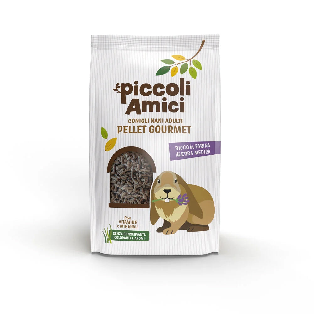Piccoli Amici Pellet Gourmet Conigli Nani 2,5kg