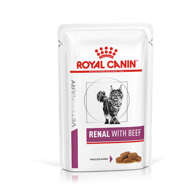 Royal Canin Cat Renal manzo 85 g - happy4pets.it 