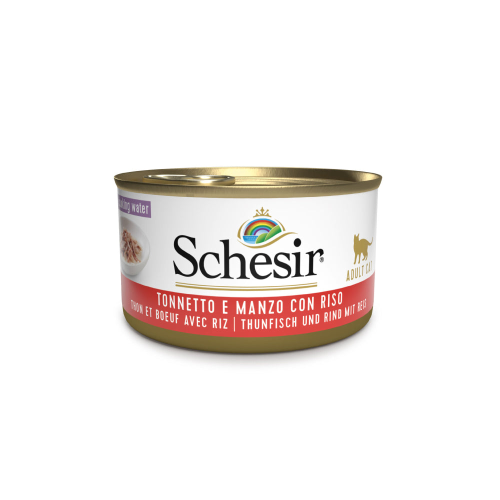 Schesir Cat Tonno manzo riso 85 g