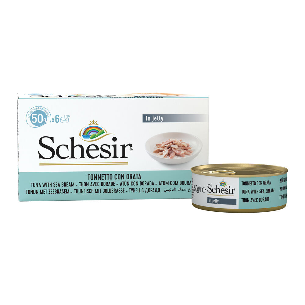 Schesir Cat Tonnetto orata 6x50 g