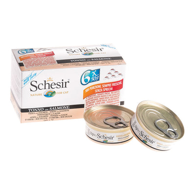 Schesir Cat Tonnetto salmone 6x50 g