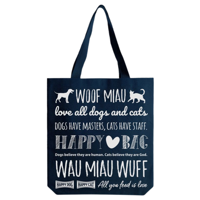 Happy Dog Shopper cotone Fairtrade