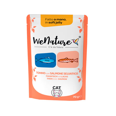 WeNature Jelly tonno salmone 70g