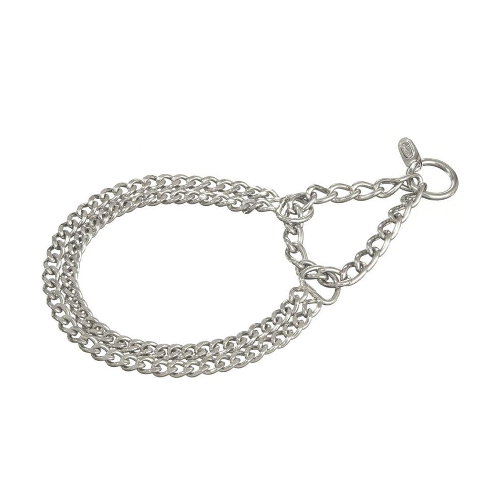 Camon Collare semi strangolo in acciaio - happy4pets.it