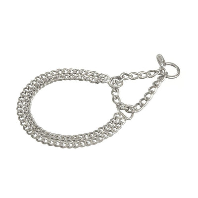 Camon Collare semi strangolo in acciaio - happy4pets.it