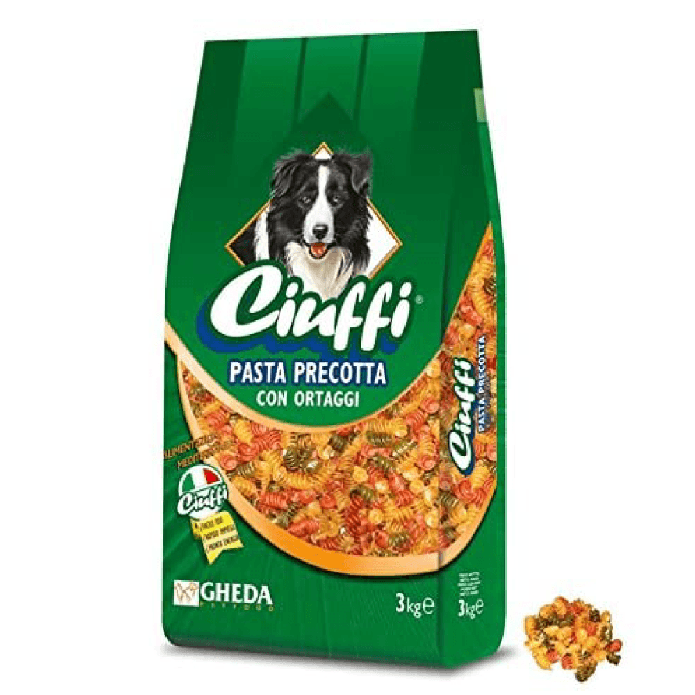 Ciuffi Pasta precotta con ortaggi - happy4pets.it