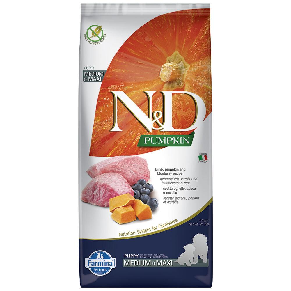 N&D Pumpkin Puppy Medium agnello 12 kg - happy4pets.it