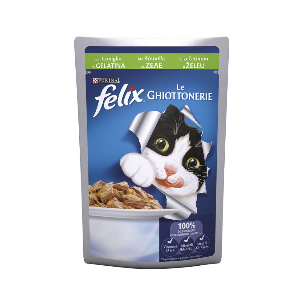 Felix Ghiottonerie Coniglio 85 g - happy4pets.it