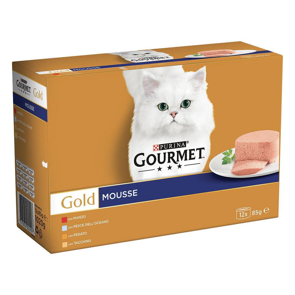Gourmet Gold Mousse 12x85 g - happy4pets.it