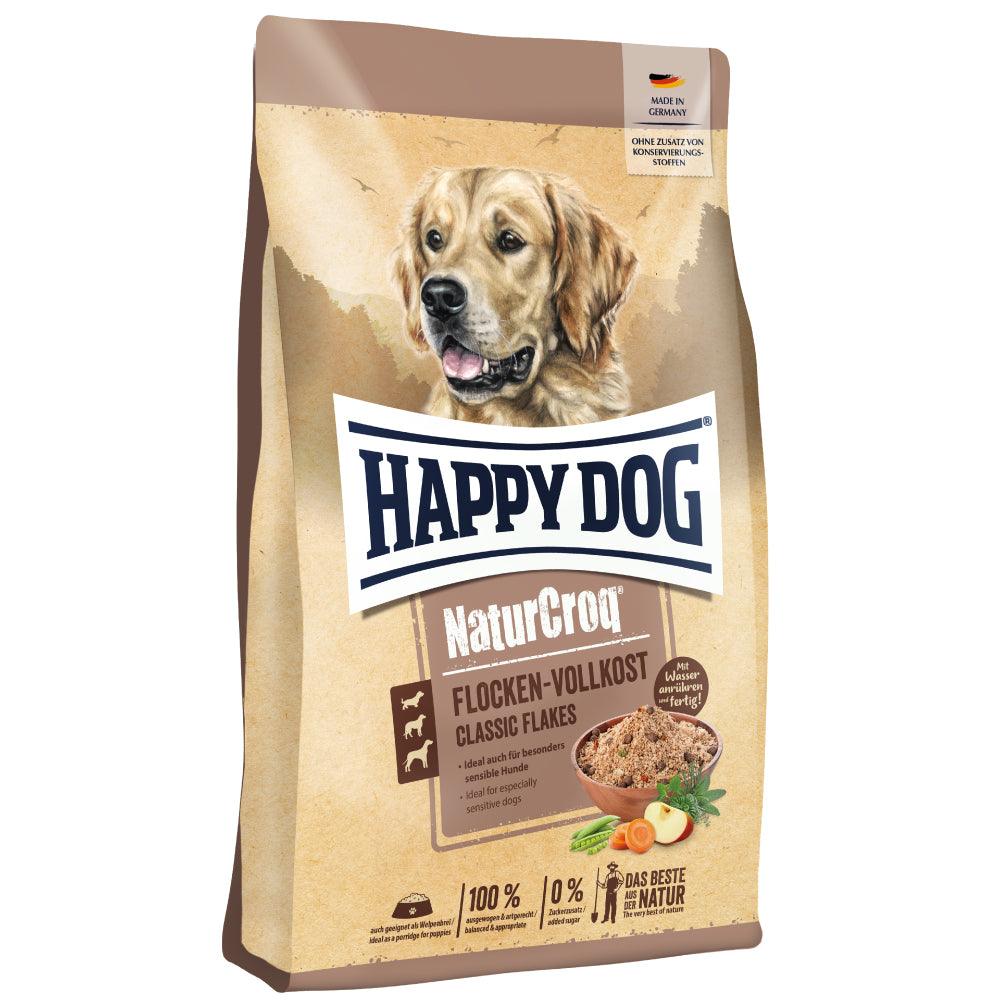 Happy Dog NaturCroq Flocken Vollkost - happy4pets.it