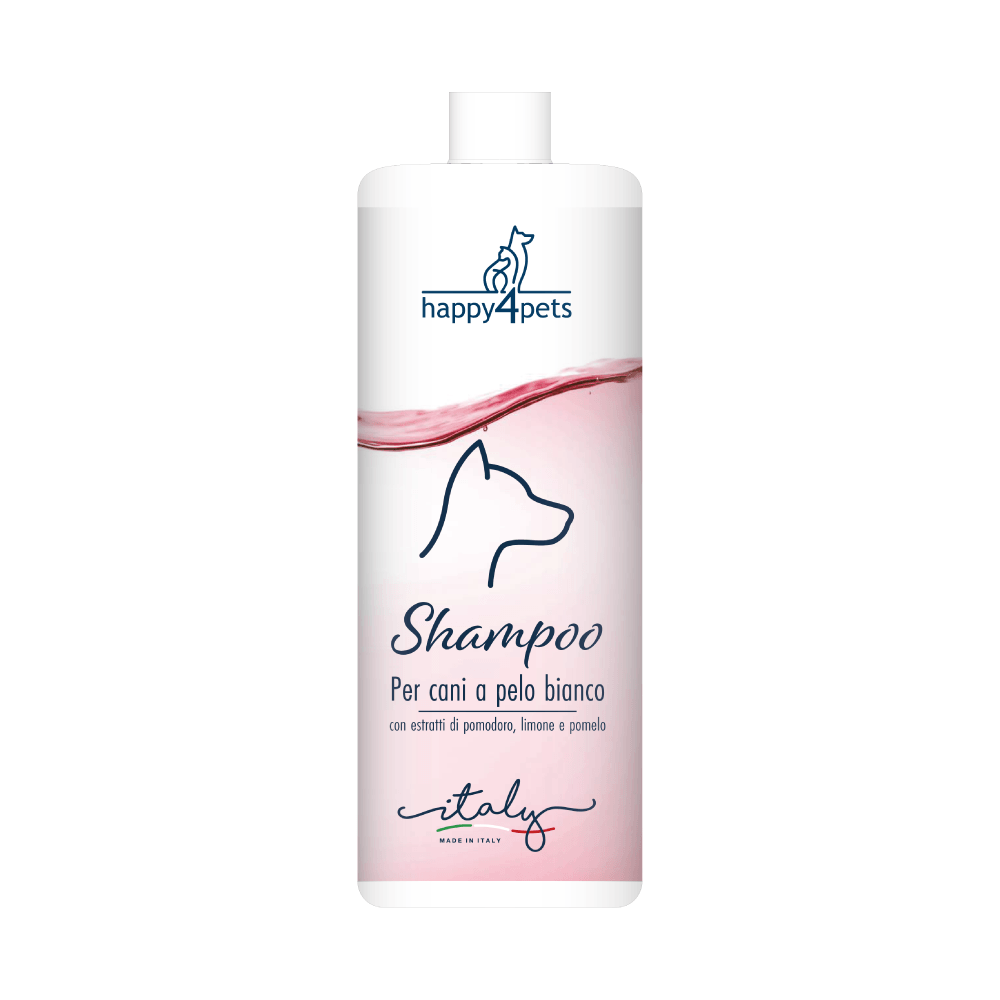Happy4Pets Shampoo cani pelo bianco - happy4pets.it