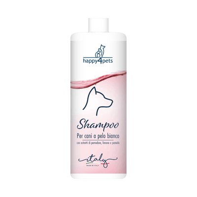 Happy4Pets Shampoo cani pelo bianco - happy4pets.it