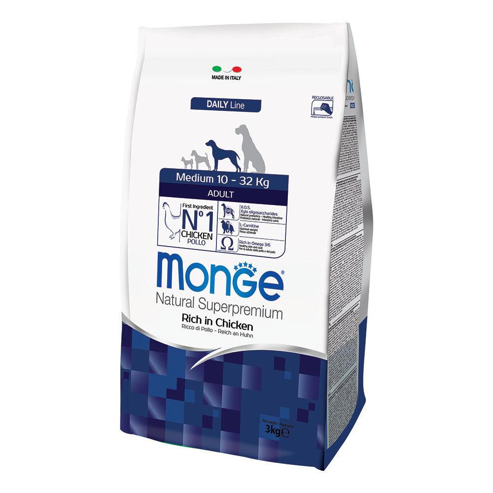 Monge Dog Medium Adult pollo - happy4pets.it