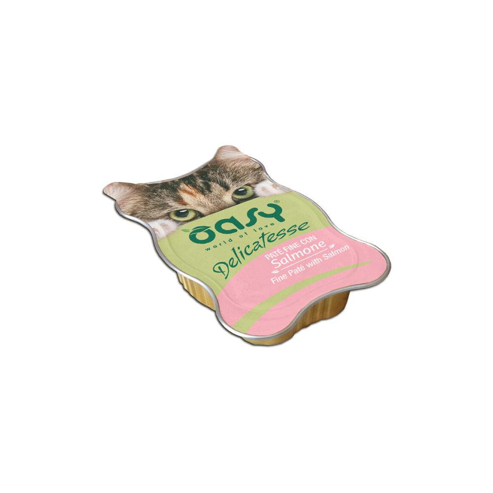 Oasy Delicatesse Paté salmone 85g - happy4pets.it