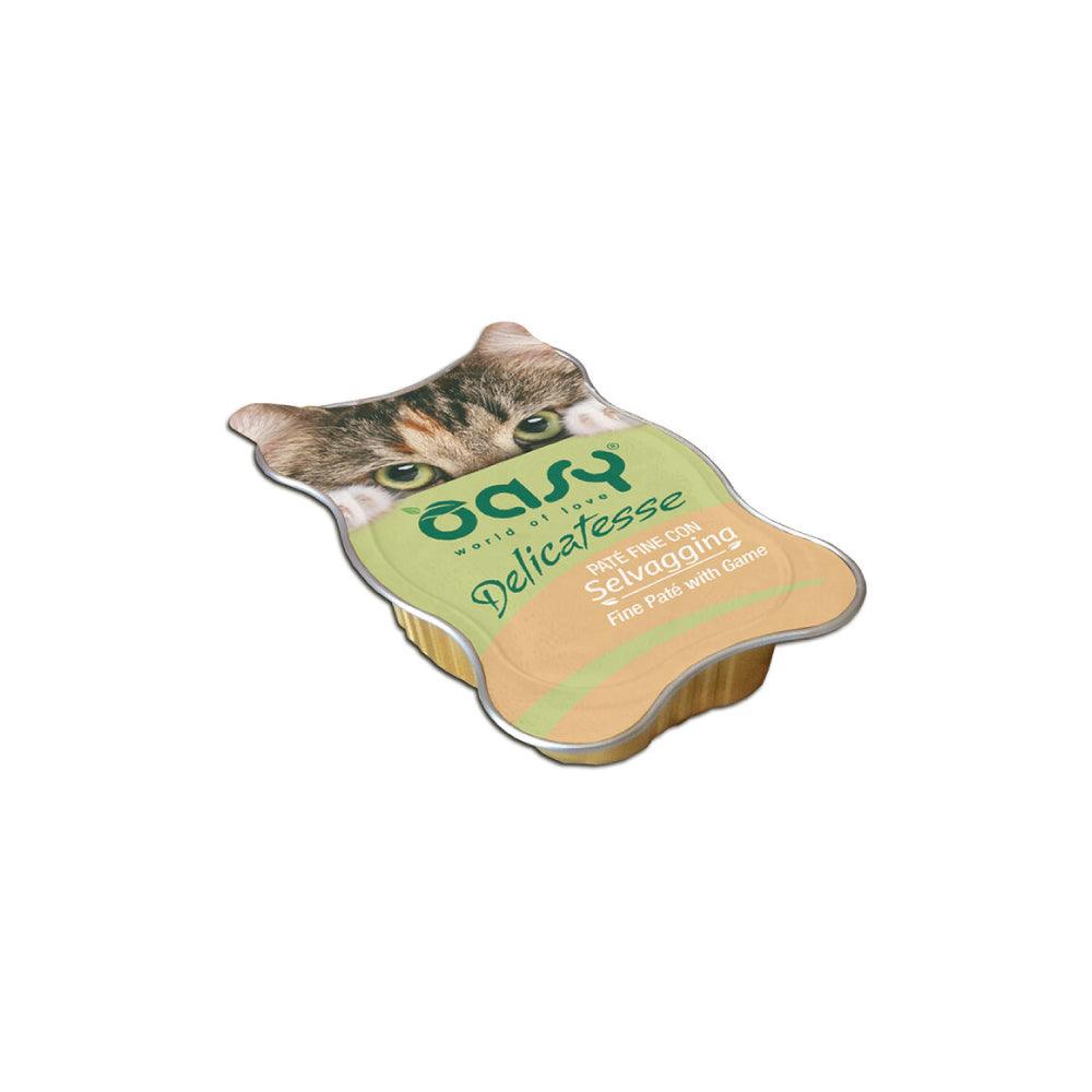 Oasy Delicatesse Paté selvaggina 85g - happy4pets.it