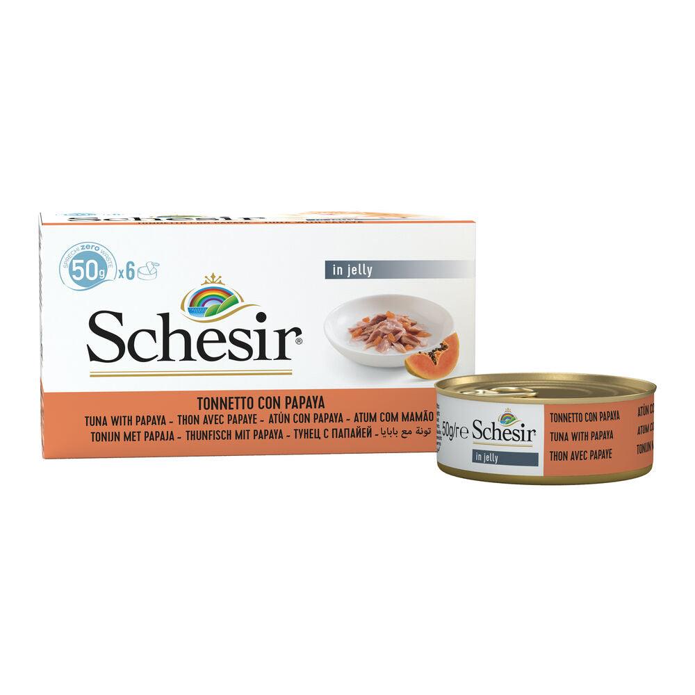Schesir Cat Tonnetto papaya 6x50 g - happy4pets.it