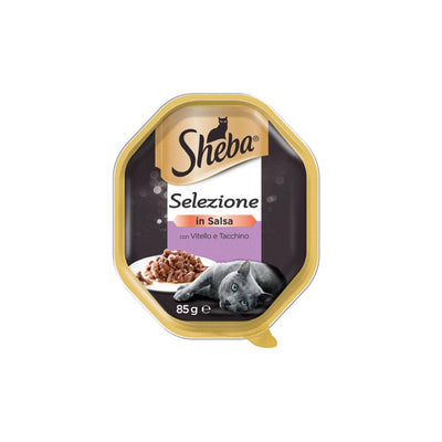 Sheba Selezioni Salsa vitello tacchino 85g - happy4pets.it