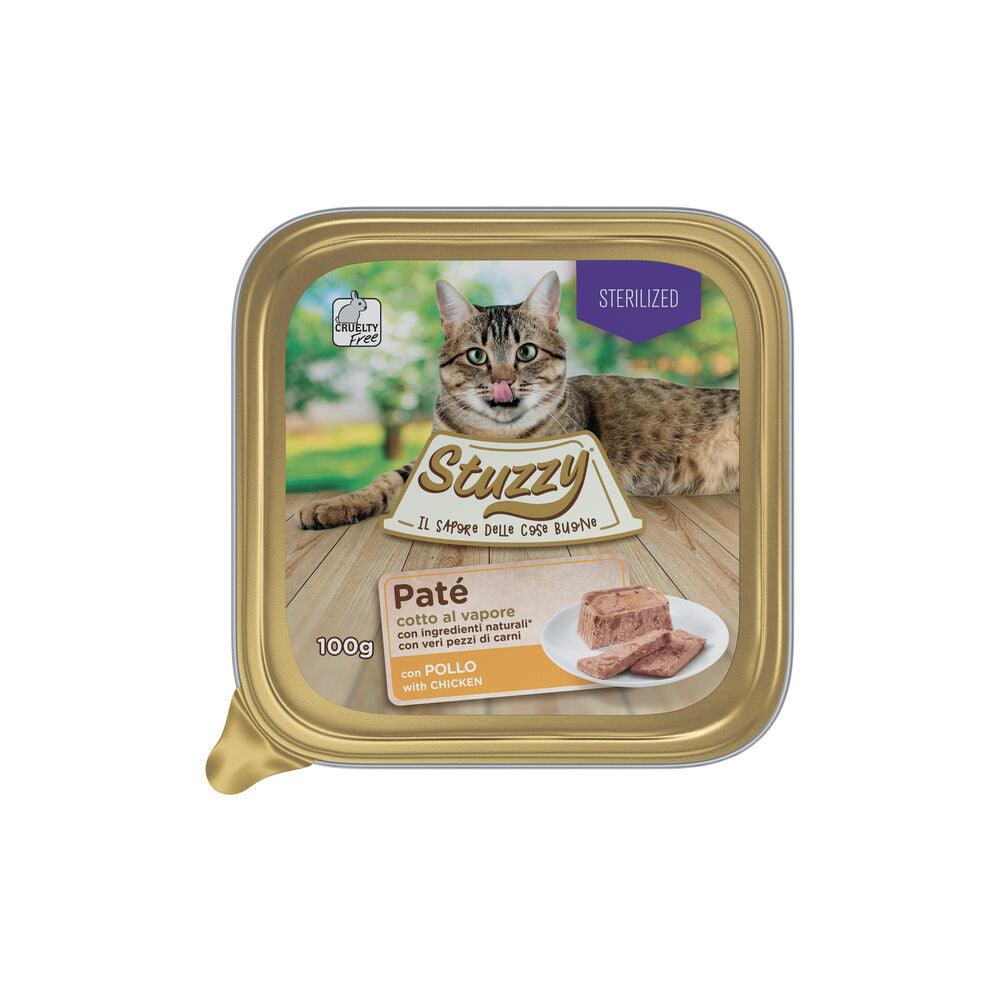 Stuzzy Cat Sterilized Paté pollo 100g - happy4pets.it