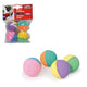 Camon Set 4 palline in spugna per gatti