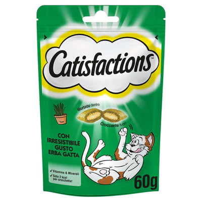 Catisfactions Snack erba gatta - happy4pets.it 