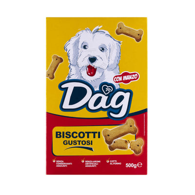 Dag Dog Biscotti gustosi Manzo 500g