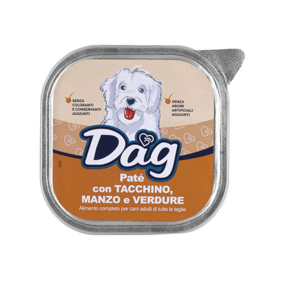 Dag Dog Paté Tacchino manzo verdure 300g